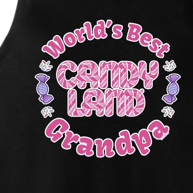 Candy Land Grandparents Day Worlds Best Grandpa Cool Gift Ladies Tri-Blend Wicking Tank