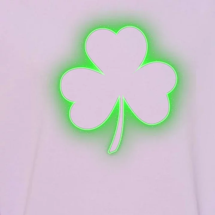 Clover Leaf Glow St Patrick's Day Garment-Dyed Sweatshirt