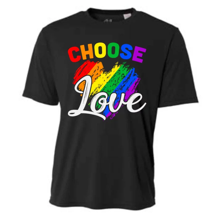 Choose Love Gift Cooling Performance Crew T-Shirt