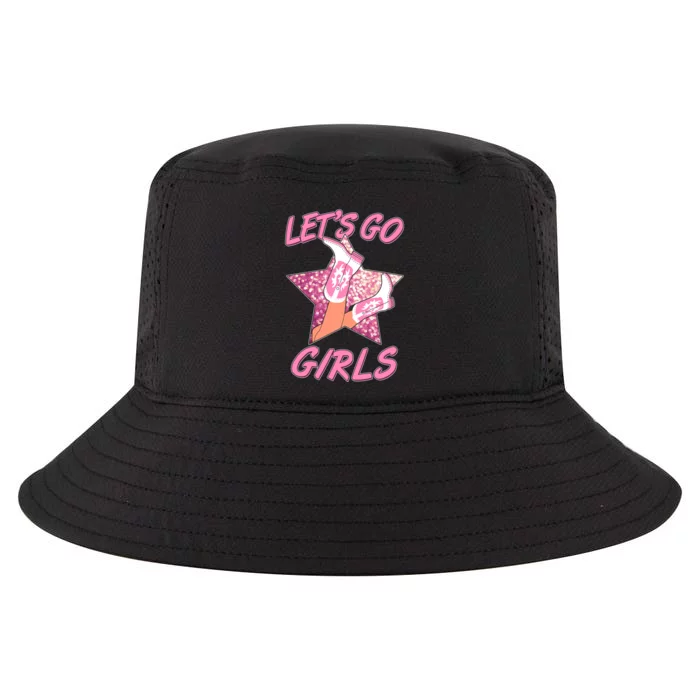 Cute Let's Go Cowgirls Cool Comfort Performance Bucket Hat