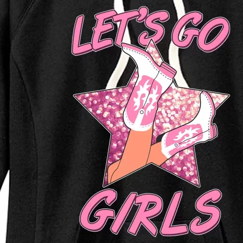 Cute Let's Go Cowgirls Women's Fleece Hoodie