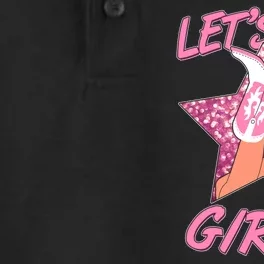 Cute Let's Go Cowgirls Dry Zone Grid Performance Polo