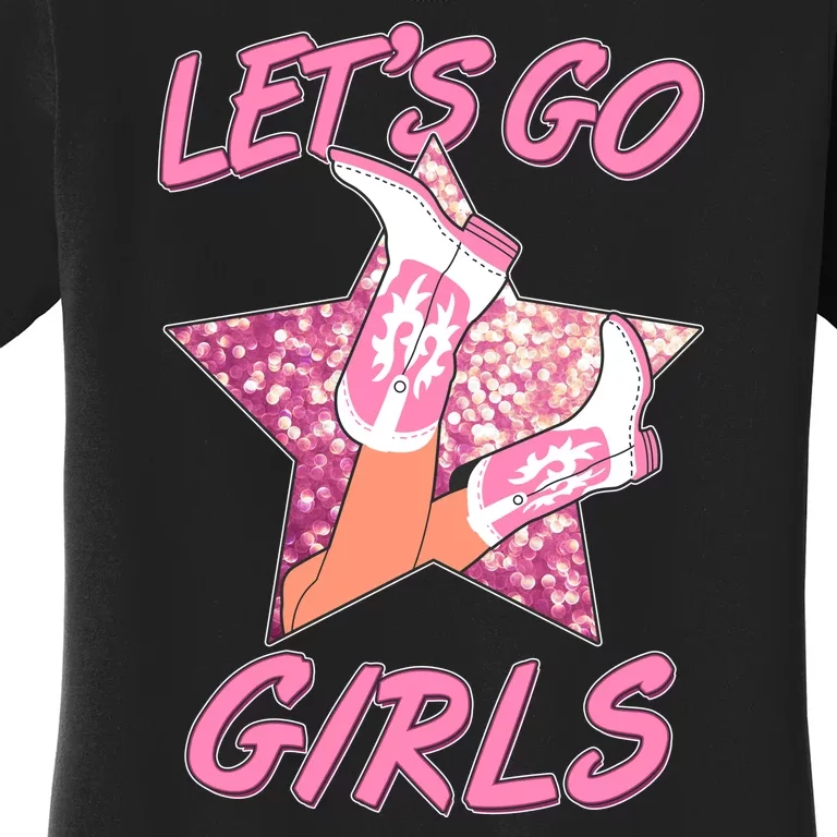 Cute Let's Go Cowgirls Women's T-Shirt