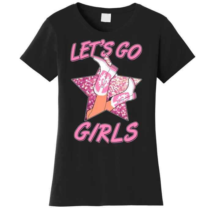 Cute Let's Go Cowgirls Women's T-Shirt