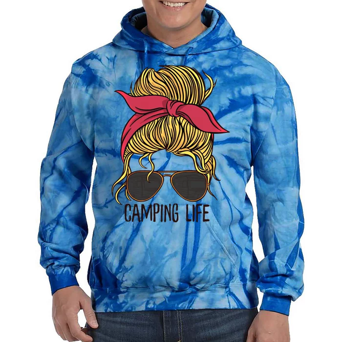 Camping Life Gift Camping Mom Gift Tie Dye Hoodie