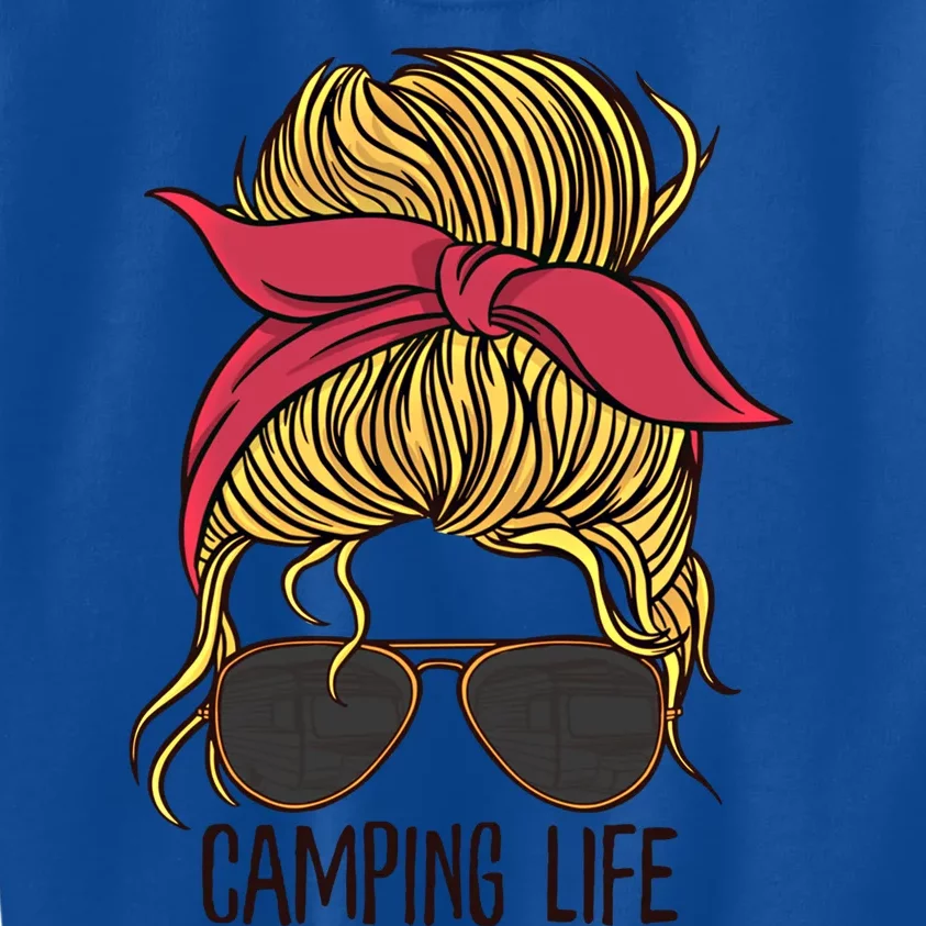 Camping Life Gift Camping Mom Gift Kids Sweatshirt