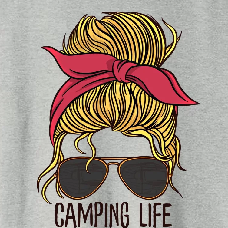 Camping Life Gift Camping Mom Gift Women's Crop Top Tee