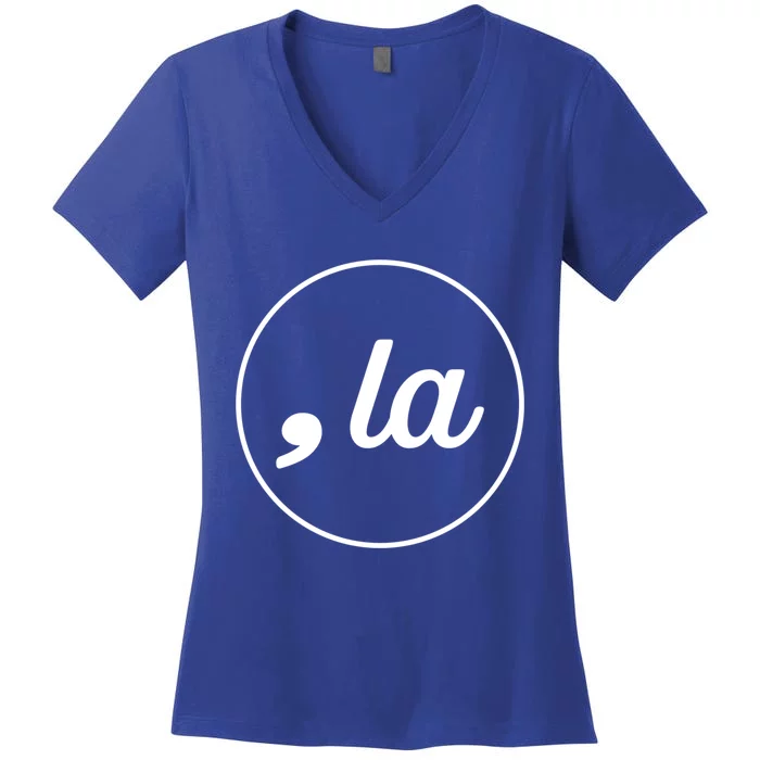 Comma La Gift Women's V-Neck T-Shirt