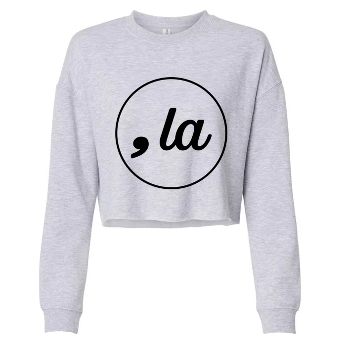 Comma La Gift Cropped Pullover Crew