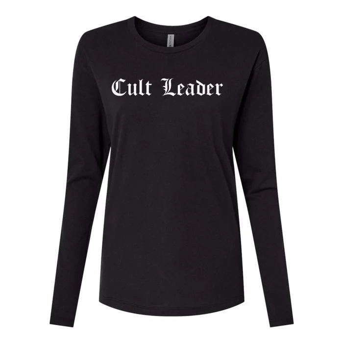 Cult Leader Gothic Occult Goth Occultism Womens Cotton Relaxed Long Sleeve T-Shirt