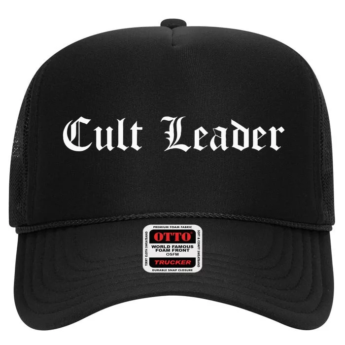 Cult Leader Gothic Occult Goth Occultism High Crown Mesh Trucker Hat