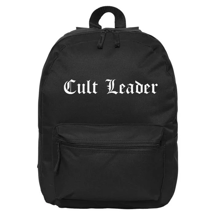 Cult Leader Gothic Occult Goth Occultism 16 in Basic Backpack