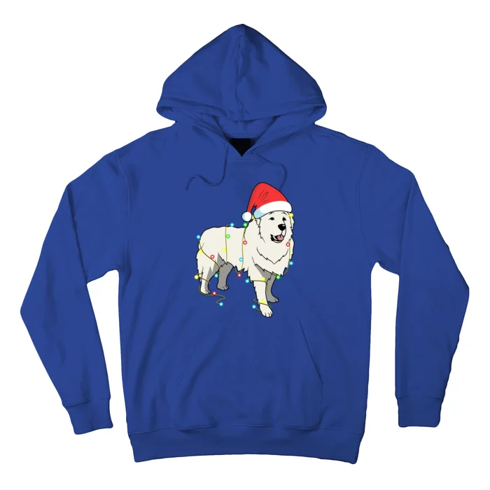 Christmas Lights Great Pyrenees Dog Lover Funny Gift Hoodie