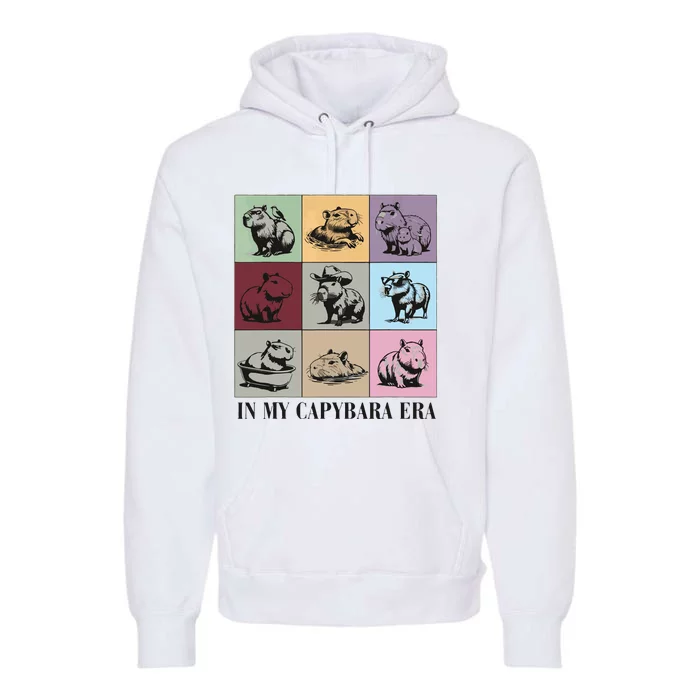 Capybara Lover Gift Premium Hoodie