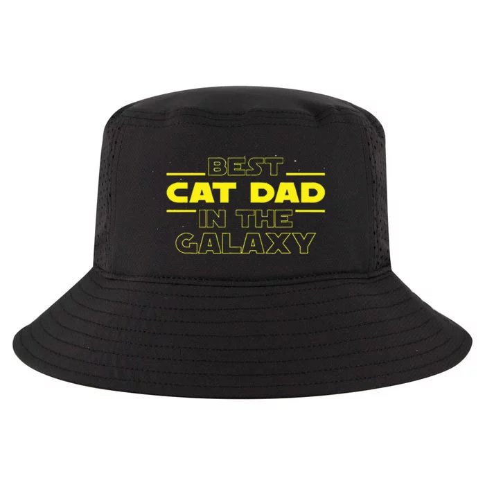 Cat Lover Gifts Best Cat Dad In The Galaxy Best Cat Dad Ever Cool Comfort Performance Bucket Hat