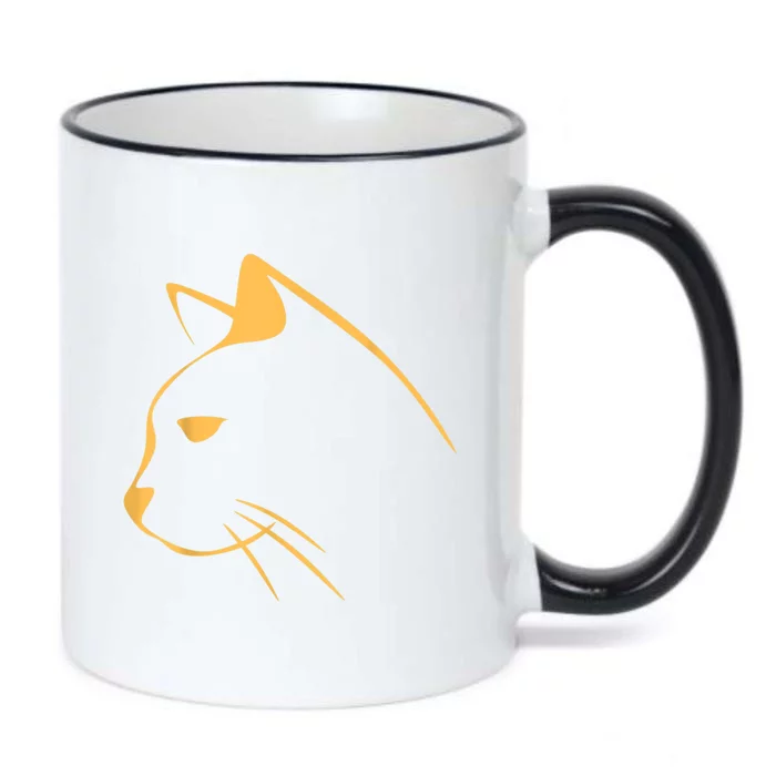 Cat Lover Gifts For Women Cat Graphic Tees Kitty For Men Black Color Changing Mug