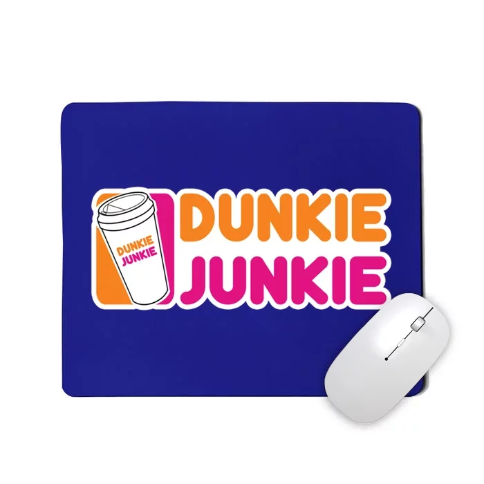 Coffee Lovers Gift Funny Coffee Saying Funny Dunkie Junkie Funny Gift Mousepad