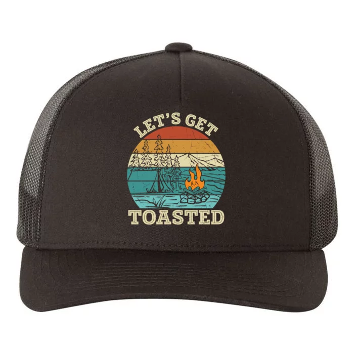 Campfire Let's Get Toasted Camping Classic Yupoong Adult 5-Panel Trucker Hat