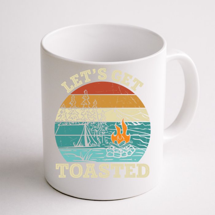 Campfire Let's Get Toasted Camping Classic Front & Back Coffee Mug