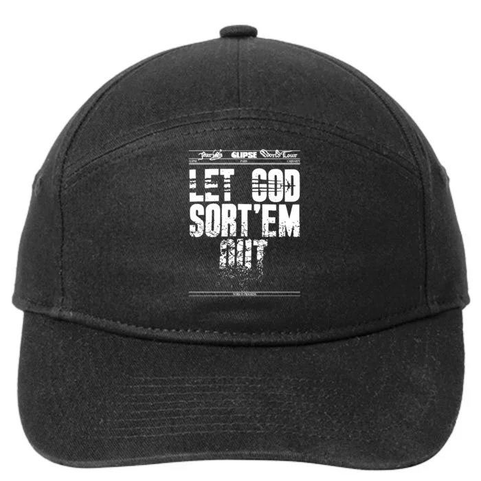 Clipse Let God SortEm Out 7-Panel Snapback Hat