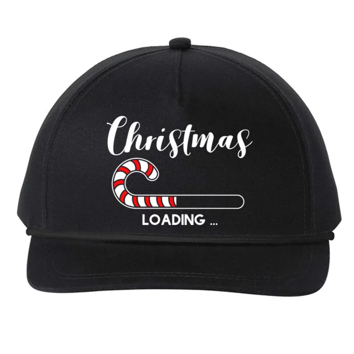 Christmas Loading Gift Holiday Candy Cane Great Gift Snapback Five-Panel Rope Hat