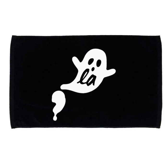 Comma La Ghost Halloween Kamala Harris Microfiber Hand Towel