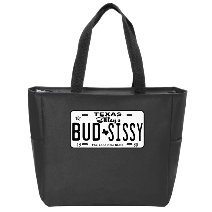 Country Love GilleyS Bud N Sissy Texas Cowboy License Zip Tote Bag