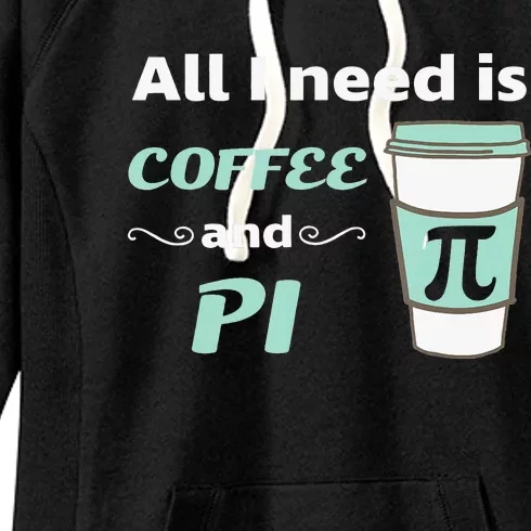 Coffee Lover Geometry Calculus Trigonometry Pi Day Math Women's Fleece Hoodie