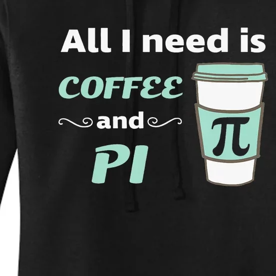 Coffee Lover Geometry Calculus Trigonometry Pi Day Math Women's Pullover Hoodie