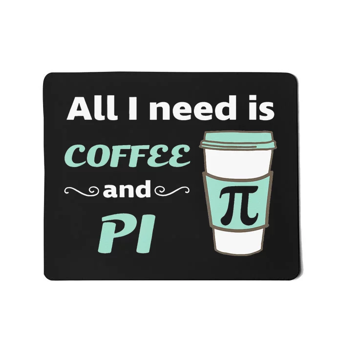 Coffee Lover Geometry Calculus Trigonometry Pi Day Math Mousepad