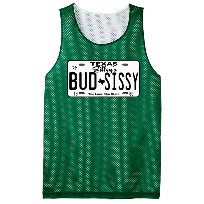 Country Love GilleyS Bud N Sissy Texas Cowboy License Gift Mesh Reversible Basketball Jersey Tank