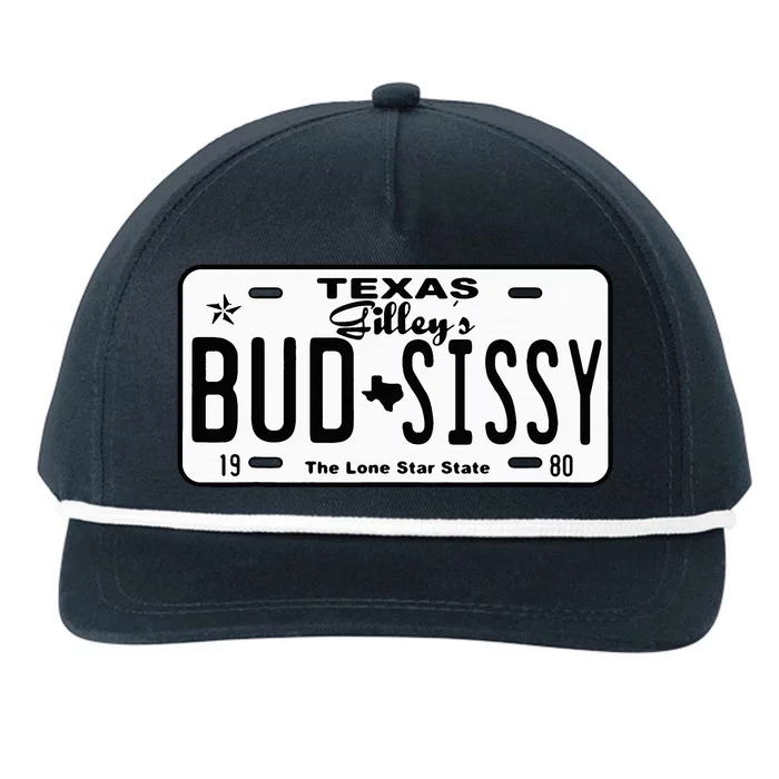 Country Love GilleyS Bud N Sissy Texas Cowboy License Gift Snapback Five-Panel Rope Hat