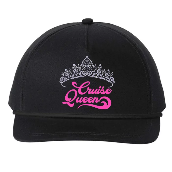 Cruising Lover Gift  Cruise Queen Snapback Five-Panel Rope Hat