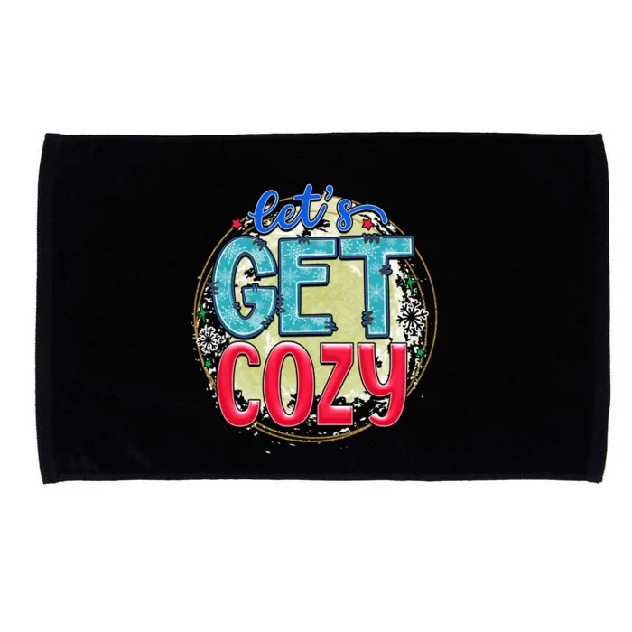 Christmas LetS Get Cozy Winter Season Holiday Meaningful Gift Microfiber Hand Towel