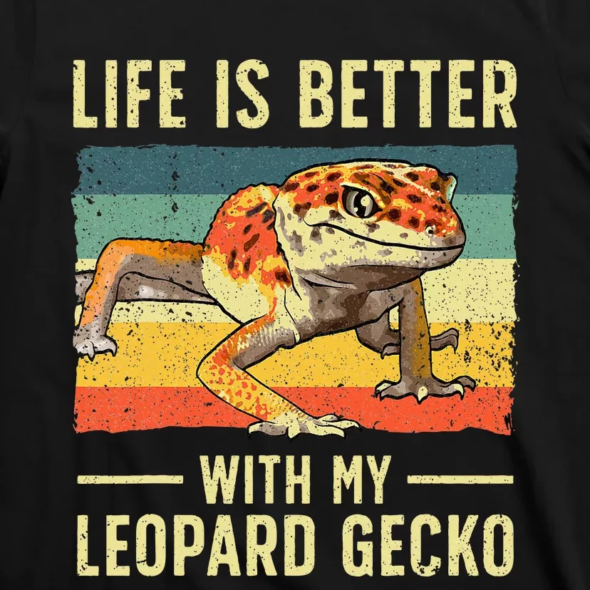 Cool Leopard Gecko For Women Leopard Gecko Lover T-Shirt