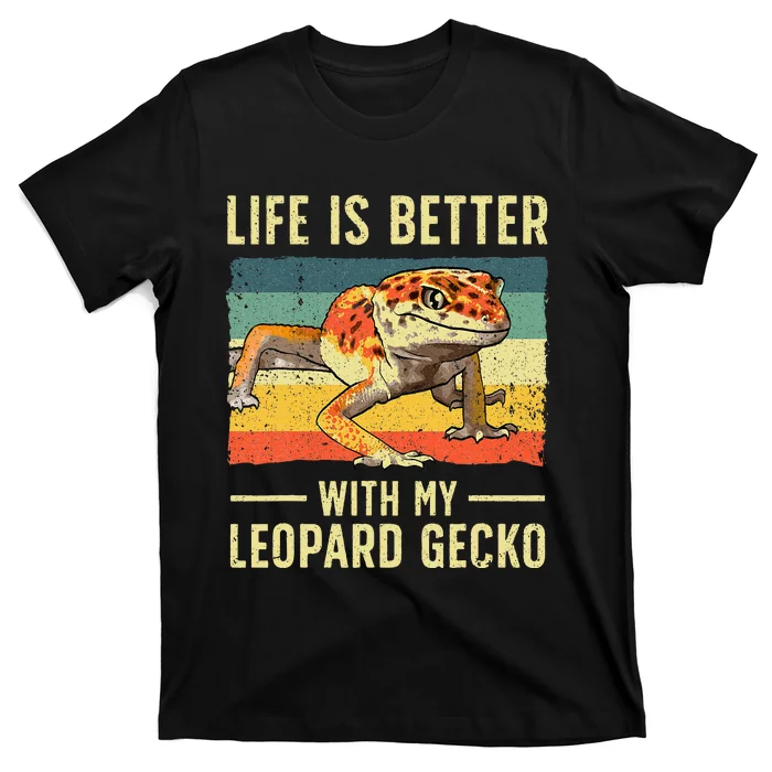 Cool Leopard Gecko For Women Leopard Gecko Lover T-Shirt