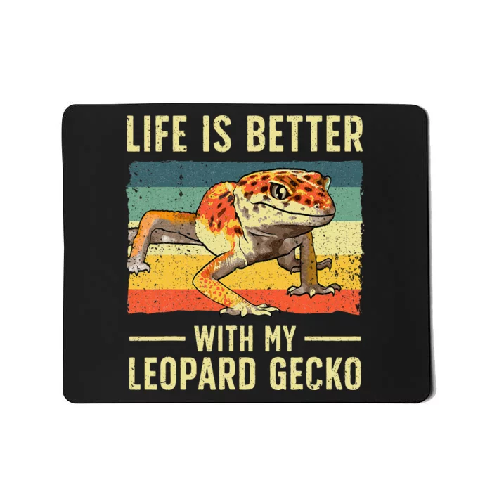 Cool Leopard Gecko For Women Leopard Gecko Lover Mousepad