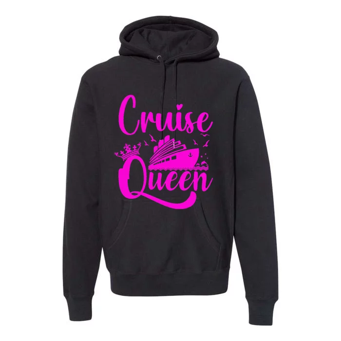 Cruising Lover Gifts  Cruise Queen Vacation Premium Hoodie