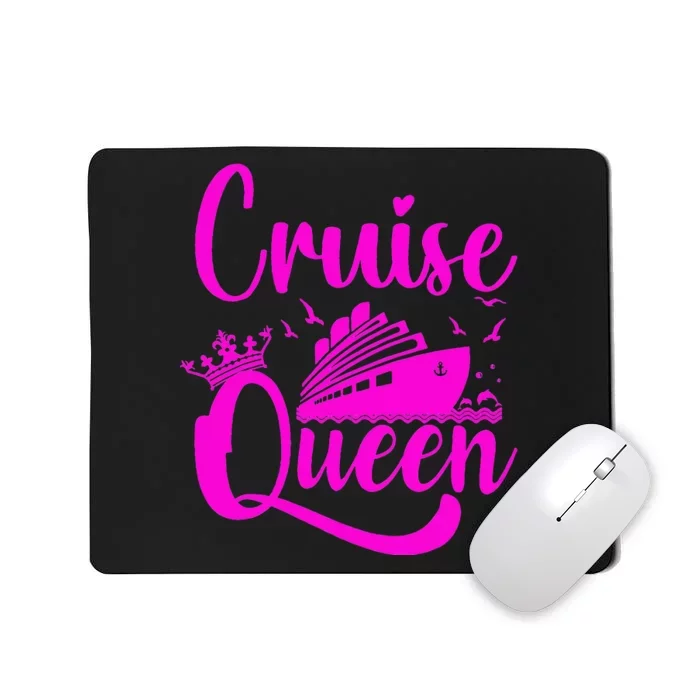 Cruising Lover Gifts  Cruise Queen Vacation Mousepad