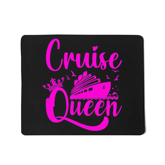 Cruising Lover Gifts  Cruise Queen Vacation Mousepad