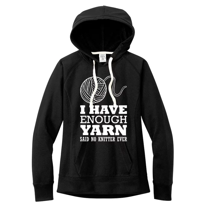 Crocheting Lover Gift Crocheting Knitter Gift Women's Fleece Hoodie