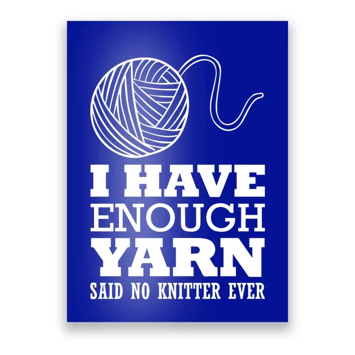 Crocheting Lover Gift Crocheting Knitter Gift Poster