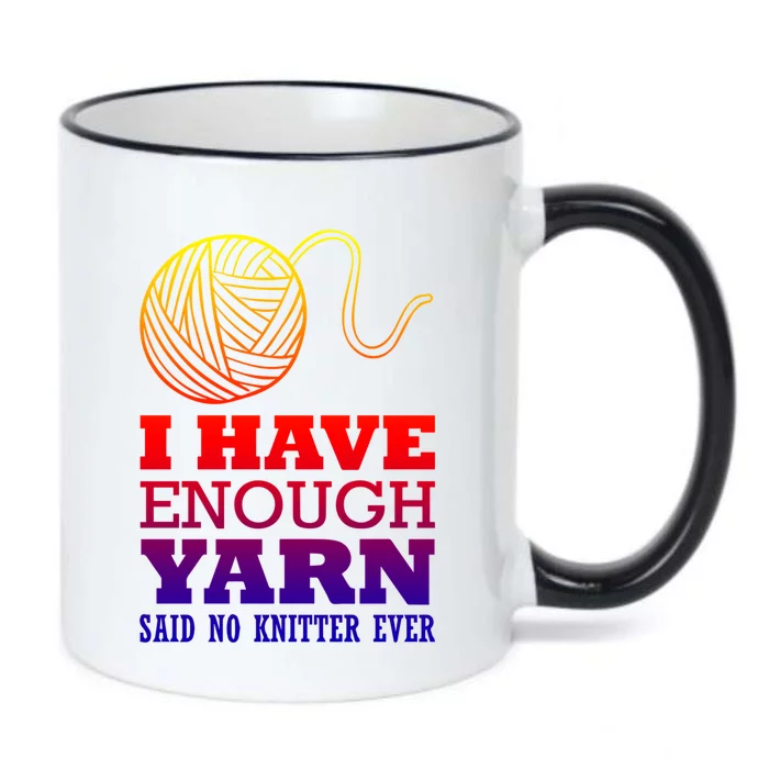 Crocheting Lover Gift Crocheting Knitter Cute Gift Black Color Changing Mug