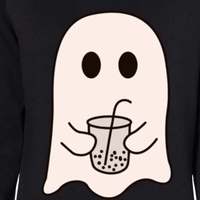 Cute Little Ghost Ice Coffee Halloween Costume Spooky Season Gift Womens California Wash Sweatshirt