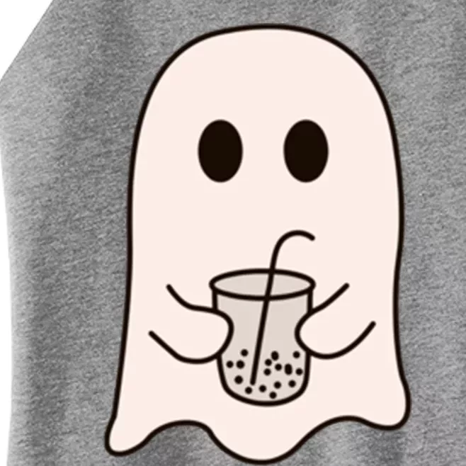 Cute Little Ghost Ice Coffee Halloween Costume Spooky Season Gift Women’s Perfect Tri Rocker Tank