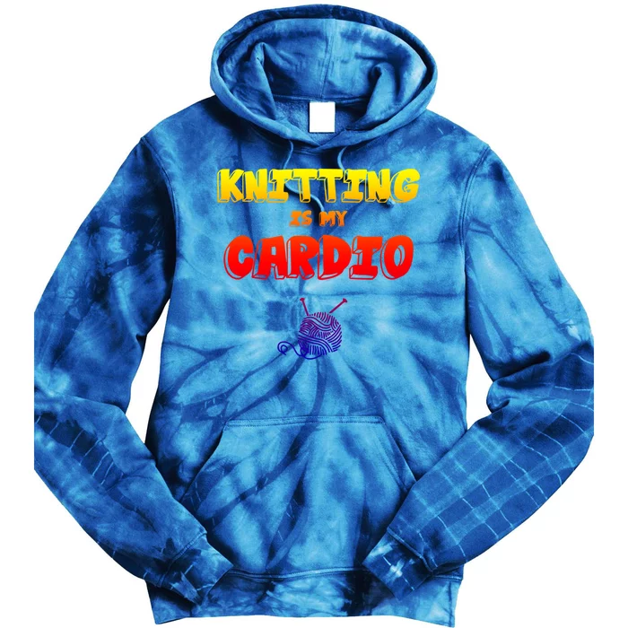 Crocheting Lover Gift Crocheting Knitting Gift Tie Dye Hoodie