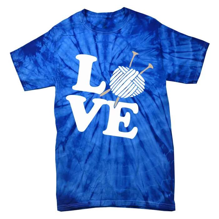 Crocheting Lover Gift Crocheting Love Sewing Gift Tie-Dye T-Shirt