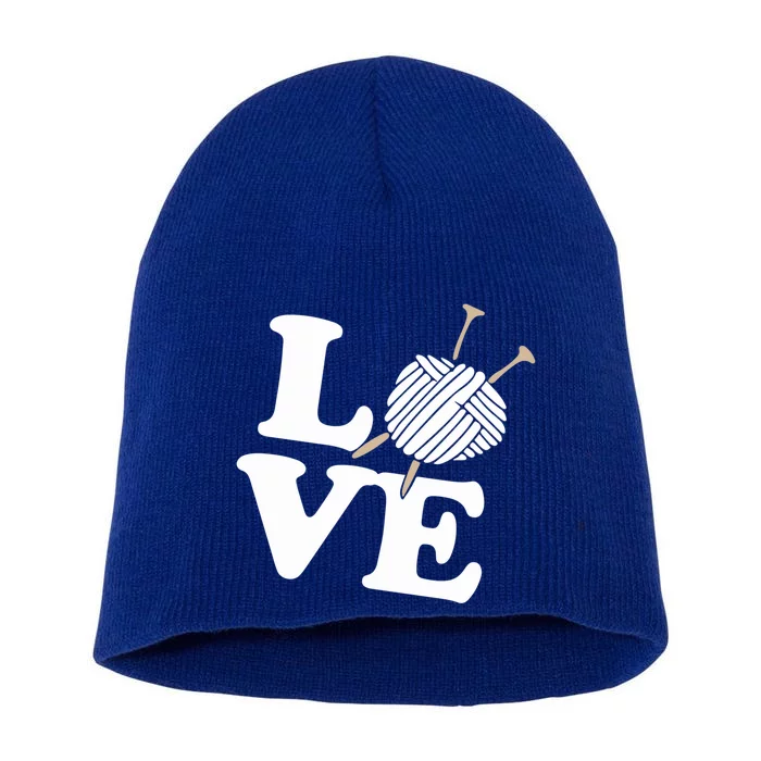 Crocheting Lover Gift Crocheting Love Sewing Gift Short Acrylic Beanie