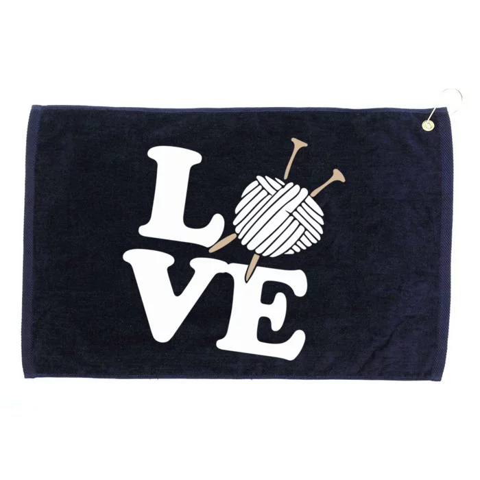 Crocheting Lover Gift Crocheting Love Sewing Gift Grommeted Golf Towel