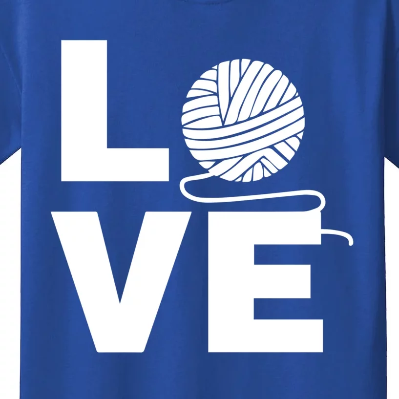 Crocheting Lover Gift Crocheting Love Yarn Gift Kids T-Shirt